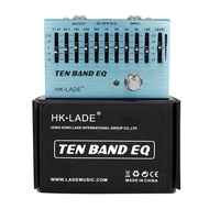 HK · LADE TEN BAND EQ Equalizer กีตาร์ 31.25Hz-16kHz 10 Band EQ Pedal สําหรับ 4/5/6/7 String กีตาร์ไ