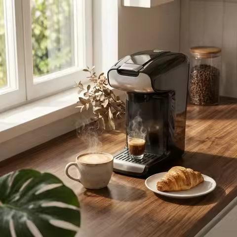 Capsule Espresso Machine Rich Crema Pod Espresso Machine Kitchen Appliance Removable Parts 750 W for