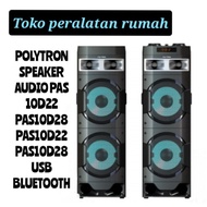 SPEAKER AKTIF POLYTRON PAS 10D22 PAS 10D28 USB BLUETOOTH PAS10D22 PAS1