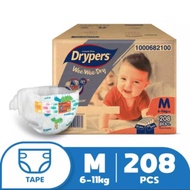 🎊🎊PROMOSI!!🎊🎊DRYPERS WEEWEE DRY JUMBO PACK (4 PACKS) M / L / XL /XXL