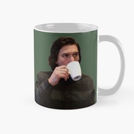 Adam Driver Sipping Tea Mug