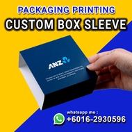 customise box sleeve printing / No MOQ / packaging box printing / kotak hantaran / packaging box / w