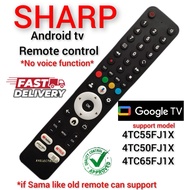 SHARP Android GoogleTV Remote Control (No Voice) For 4TC55FJ1X 4TC65FJ1X 4TC50FJ1X