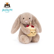 Jellycat Bunny cake สั่งจากอังกฤษ jellycat ของแท้ 100%ตุ๊กตาของเล่นตุ๊กตา ของขวัญวันหยุด การซื้อแบบอ