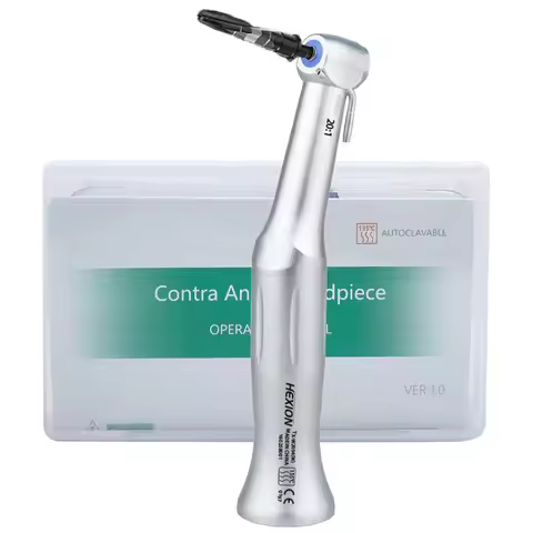 HEXION 20:1 SG20 Contra Angle Slow Low Speed Handpiece Fit To Implant Motor For 2.35mm Burs E-Type W