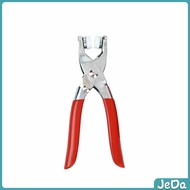 JeDa 9.5 มม คีมหัวเข็มขัดห้า กรงเล็บมือกดคีม DIY เครื่องมือติดตั้งปุ่มคีม Five-jaw Pliers