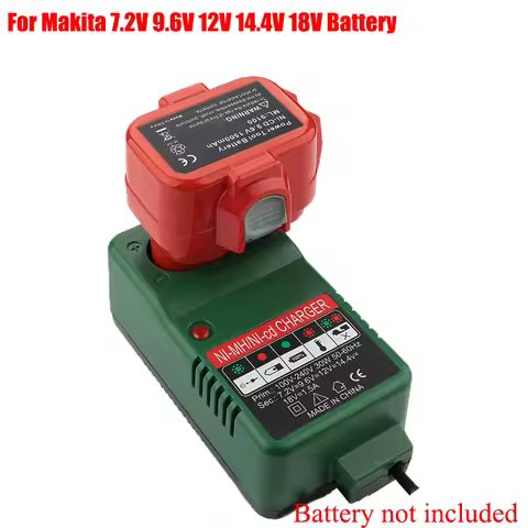 For Makita 7.2V 9.6V 12V 14.4V 18V 7.2V 9.6V 12V 14.4V 18V NI-CD NI-MH Battery DC1414 Battery Charge