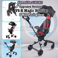 Ready Stock!💥V8/V5-B Foldable Magic Stroller 2-Way Facing Stroller Baby Kids Murah Lightweight Kereta Tolak Sorong Bayi