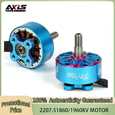 AXISFLYING BANDO 2207 2207.5 1960KV FPV Brushless Motor 6S Lipo 5mm Output Shaft for 5inch Freestyle