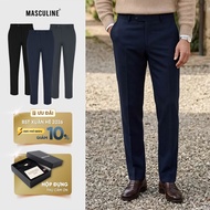 MASCULINE MTP602 Form Tapered fit men's casual pants made of soft and airy cotton rayon spandex