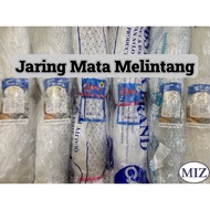 033 x 6" 6 1/4" 6 1/2" 6 3/4" x 50MD x 91.4MTR Fishing Net Jaring Tangsi Jaring Pukat Ikan Pari Ikan