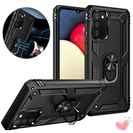 For Samsung Galaxy A9S A9 Star Pro A8 A6 Plus A7 A750 J8 2018 A730F A530F Phone Case Hybrid Armor + Silicone Shockproof Casing Stand Holder Car Magnetic Ring Bracket Hard Cover