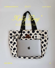 gimmeblessed.co —kelly bag (tote bag ลาย polka dot/ size xl) *แถมฟรี gmb.co pin 20 ใบแรก