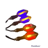 Lampu Motorsen motor variasi running 2 warna led byson rxking vixion