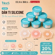 Elsa Bra Silicone Breast Pads Box of 5 bag Can Be Used Many Times Hees999