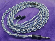 限時特惠粗芯7N單晶銅銀合金耳機升級線 Shure QDC fender campfire westone inear fitear 2.5mm3.5mm4.4mm