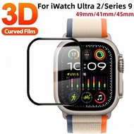 3D Curved Tempered Glass For apple Watch Ultra 2 49mm Series 9 8 7 41mm 45mm  apple watch series 10 