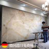 wallpaper marble dinding hiasan dinding 3d Modern Light Luxury Corak Jade Filem dan Televisyen Wallp