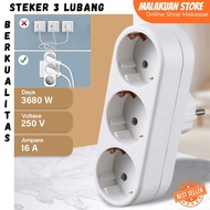 3-Pin Plug 3-Pin Grounding Socket Extension/ 3680W 16A 250V