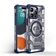 Inovagen cho 15 15 Pro Max Series điện thoại chống sốc trường hợp MagSafe hỗ trợ viền nhựa TPU mềm +