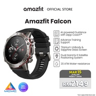 Amazfit Falcon 49mm Military Smart Watch for Men, Offline Map Support, Sports GPS Watch, 14 Days Bat