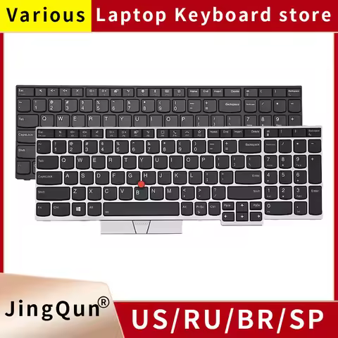 US Russian Backlight Keyboard For Lenovo Thinkpad E580 E585 T590 E590 E595 L580 L590 P52 P53 P72 P73