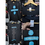 Black T-Shirt With Edsheeran Pattern (Size M)