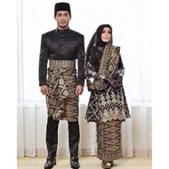 SET PENGANTIN OFFER [CHAT WARNA BEFORE PLACE ORDER] KAIN SONGKET PENGANTIN FOR BOTH COUPLE | BUKAN B