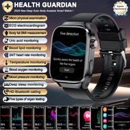 2025 New  ECG+PPG Organs Smart Watch Viscera Monitor Clock Men Blood lipids Uric acid Body analysis 