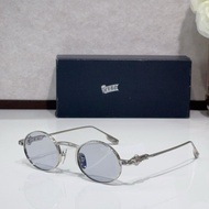 Chrome Hearts Round-frame sunglasses, metal sunglasses, unique retro trendy sun glasses HONEYDIPPED
