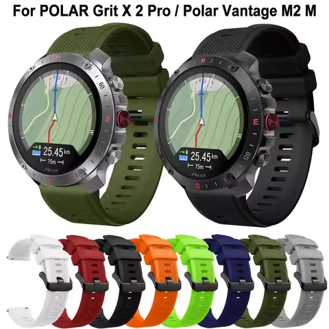 Replacement 22mm Strap For POLAR Grit X 2 Pro / Grit X Pro Titan Watch Bracelet For Polar Vantage M2