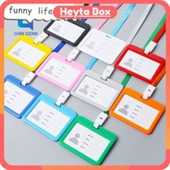 Student ID Lanyard, Office Staff Horizontal/Vertical ID Lanyard (Strap + Card Holder Combo) - TDT1 T