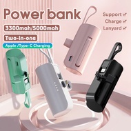 พาวเวอร์แบงค์ รุ่น 007 พาวเวอร์แบงค์ Mini Powerbank 10000mAh ขนาดเล็ก แบบพกพาแบตสำรอง เพาเวอร์แบงแท