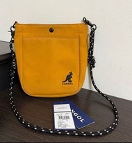 Kangol 麂皮 側背包  小包 手機包