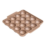Hinata Casting imono Copper Takoyaki Plate Takotto Copper Cast Iron Copper Plate Takoyaki Maker Larg