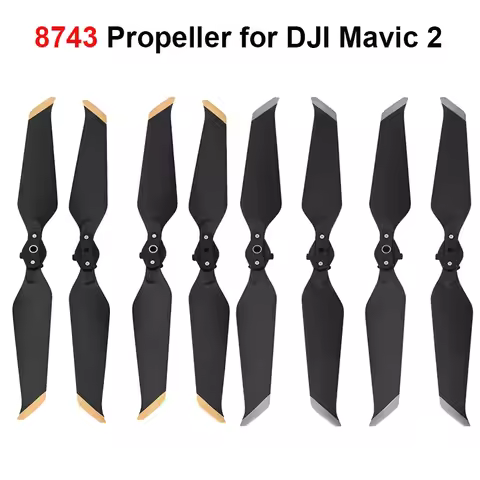 8pc Quick-Release 8743 Folding Propeller for DJI Mavic 2 Pro Zoom Low-Noise Props Blade Wing Fan Par