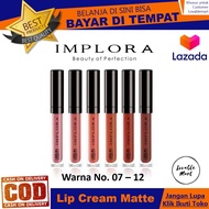IMPLORA Lip Cream Matte 20 Warna ASLI Original BPOM isi 275g Lovablemart Bisa COD Bayar di Tempat Li