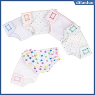 6 Pcs Clothes Baby Doll Accessories Diapers Pretend Nappies 15.50X10.00X0.50CM White  dilanluo
