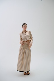 QUINN CROP SHIRT เสื้อเชิ้ตแขนยาว ผ้าคอตตอนนำเข้าจากญี่ปุ่น ใส่สบายมาก