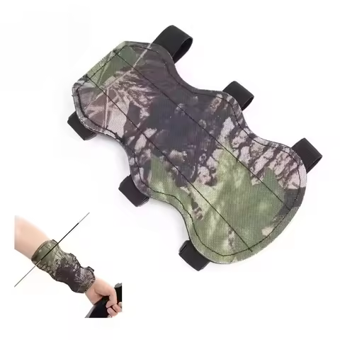 Archery Arm Guard Hunting CS Tag Combat Traditional Recurve Bow Adjustable Outdoor Sport Forearm Pro