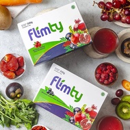 Flimty FIBER 1 BOX - 16 Sachets | Detox | Blackcurrant, RASPBERRY And Mango Flavor DETOX Drink
