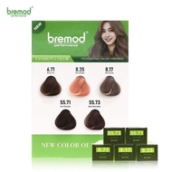 new BREMOD HAIR COLORS : brown ash, milk tea ash, peach golden, chocolate brown