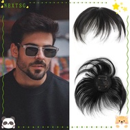 NEXTSG Men's Wig, Natural Human Hair Replacement Human Hair Wig, Easy to Use Breathable Washable Hai