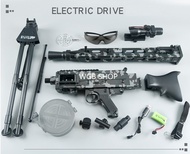 Ready Gan Mainan Lehui Mg 3 Soft Bullet Launcher Toy Not Nerf Ready Gan