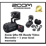 Zoom Q8n-4K Handy Video Recorder + 1 year local warranty