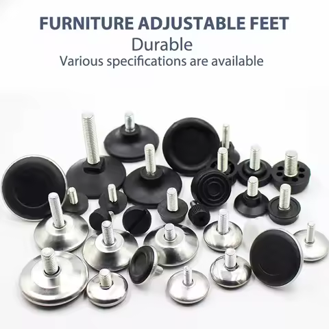 4pcs Levelling Machine Feet M6/8/10/ Adjustable Machine Furniture Foot Feet