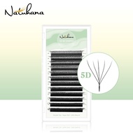 NATUHANA Eyelash Extension False Lash Eyelash Extensions 4D 5D W Shaped Clover Premade Volume eyelas