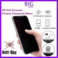 Oppo A92 Oppo A91 5D Full Covered Full Glass Privacy Tempered Glass