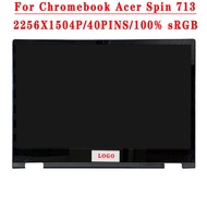 13.5 inch 2256×1504 IPS QHD 40pins EDP 100% sRGB 60HZ NE135FBM-N41 LCD Screen Assembly For Acer Chromebook Spin 713 CP713-2W N19Q5 Laptop LCD Screen Assembly With Touch
