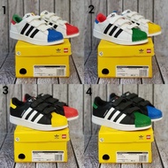Adidas Superstar X Lego Kids Shoes / Adidas Lego Model Children's Shoes
